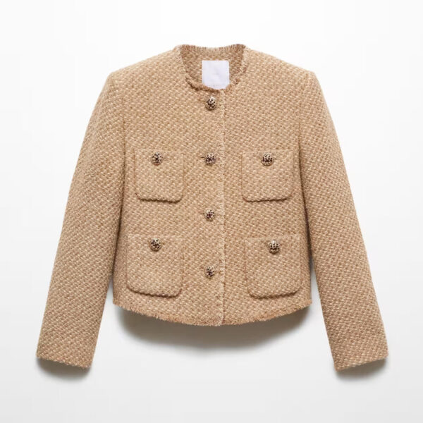 Shearling denim jacket - Image 3