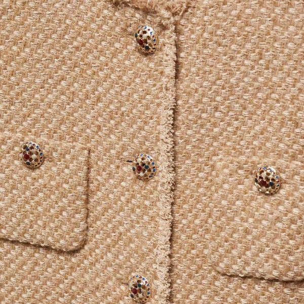 Shearling denim jacket - Image 4