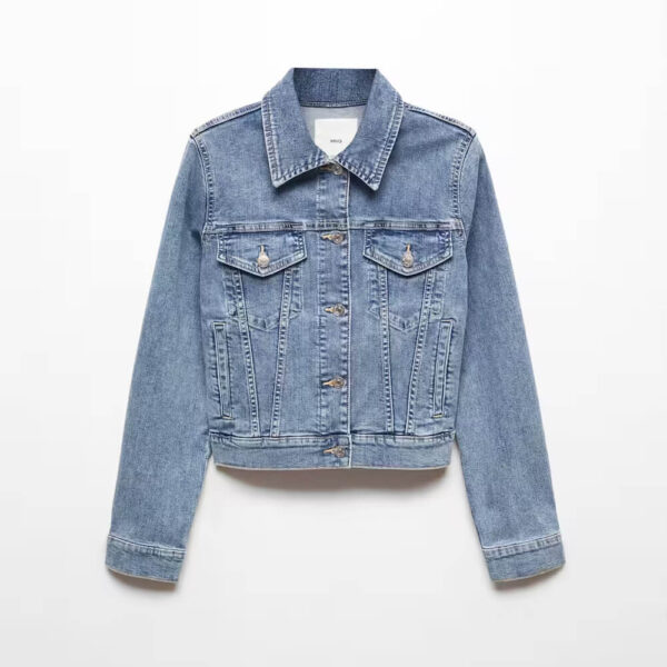 Shearling denim jacket - Image 5