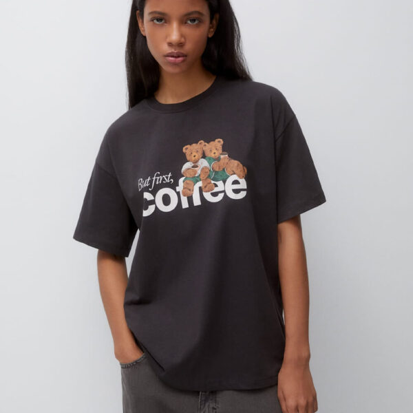 Bear graphic T-shirt - Image 2
